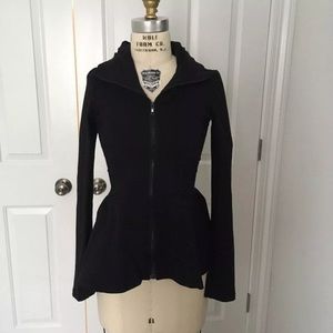 peplum workout jacket